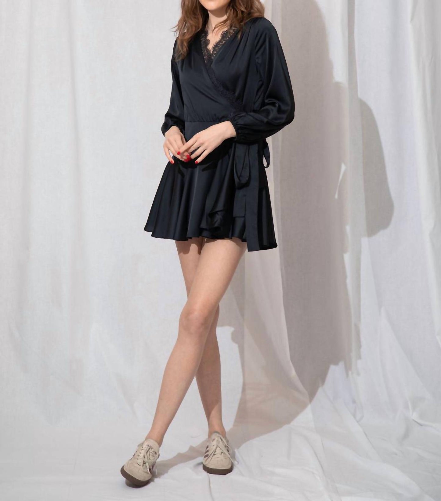 Astr - Aluma Wrap Mini Dress