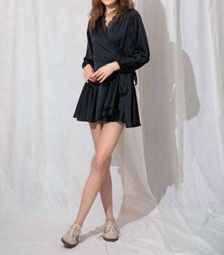 Astr - Aluma Wrap Mini Dress