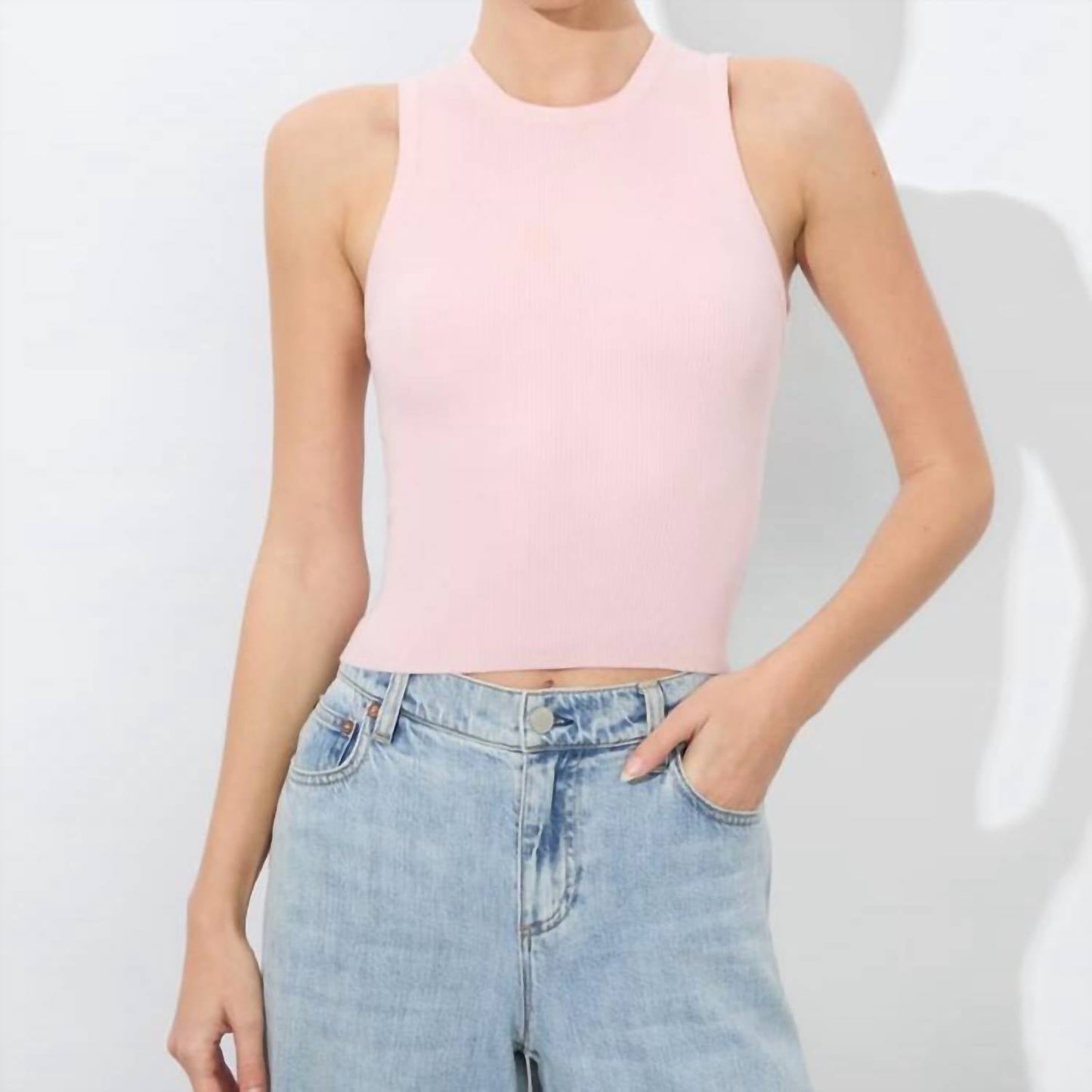 Alice + Olivia - Tonita Ribbed Tank Top
