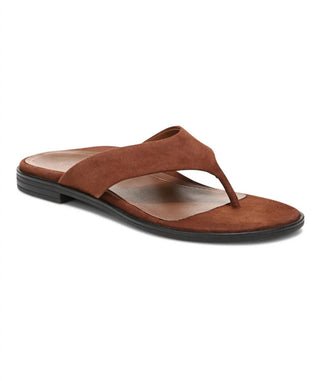 Vionic - WOMENS AGAVE SUEDE FLIP FLOP - MEDIUM WIDTH
