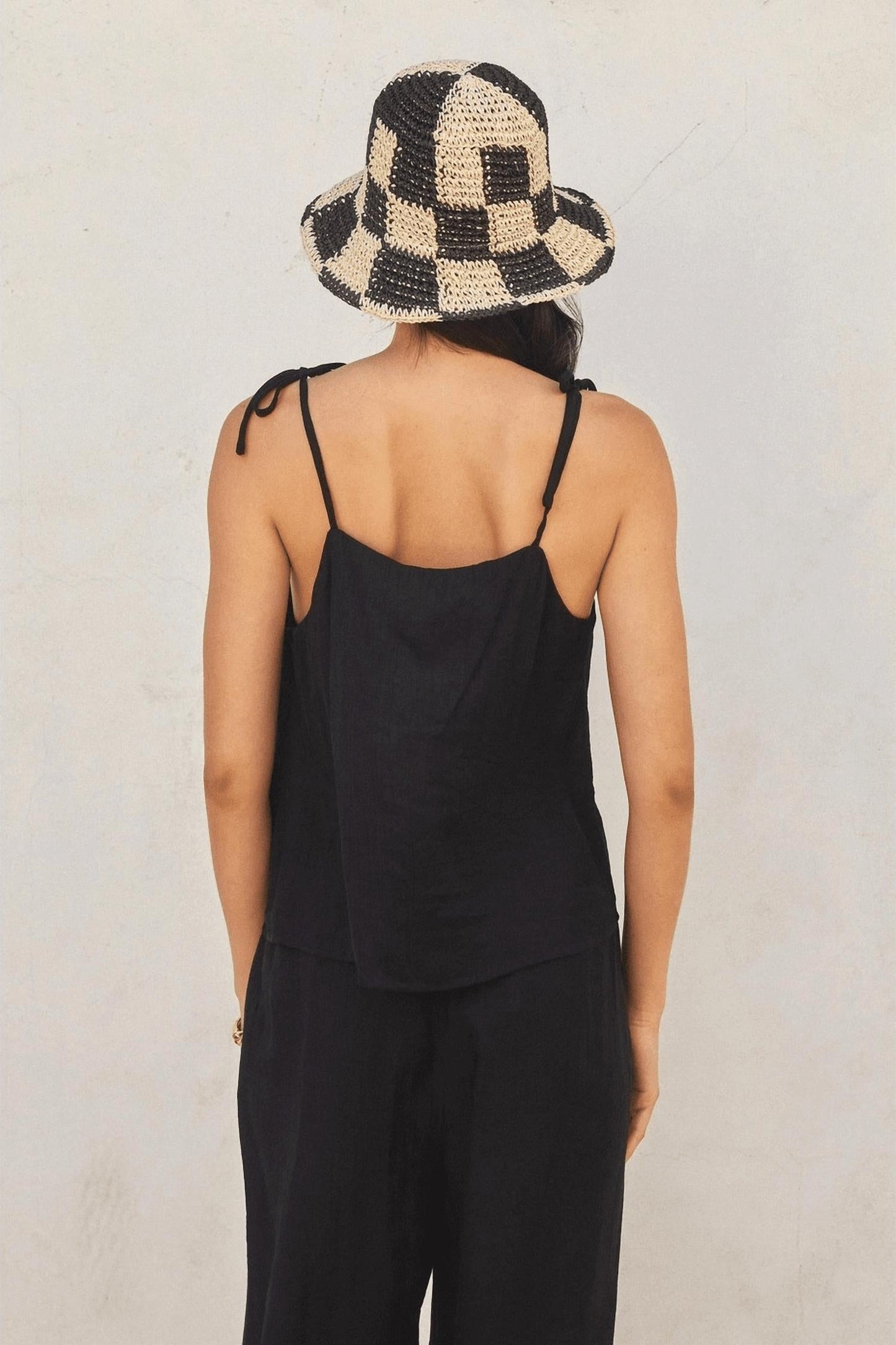 Dress Forum - Open Air Tie Shoulder Boxy Cami Top