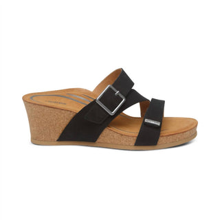 Aetrex - Sandálias femininas Kimmy Arch Support Wedge