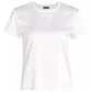 Atm - Stretch Satin Short Sleeve Tee Top
