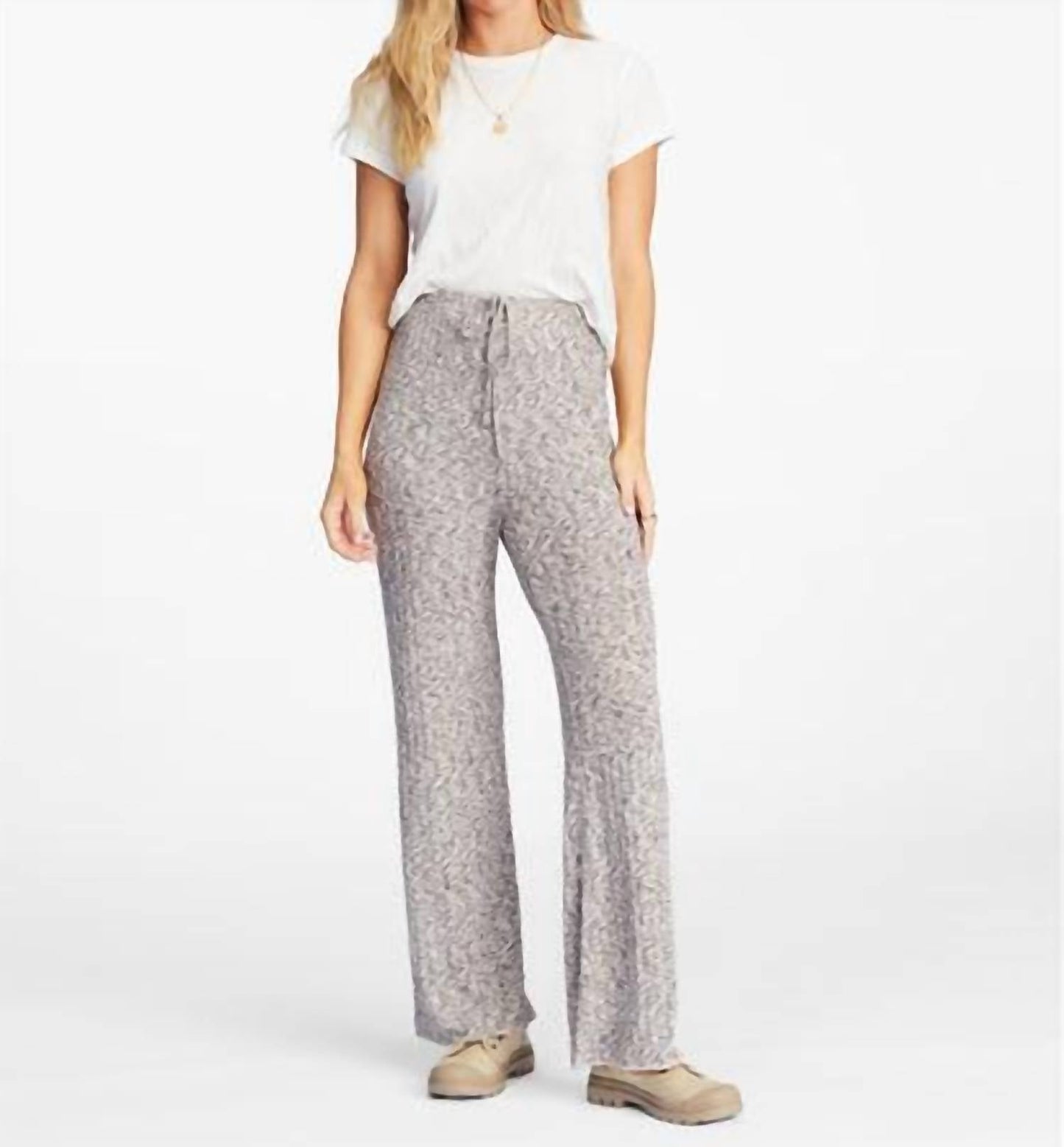 Billabong - So Easy High Waist Wide Leg Knit Pants