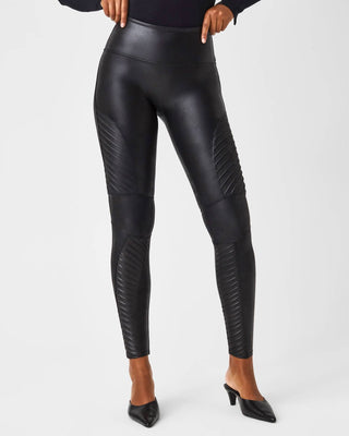 Spanx - Faux Leather Moto Legging