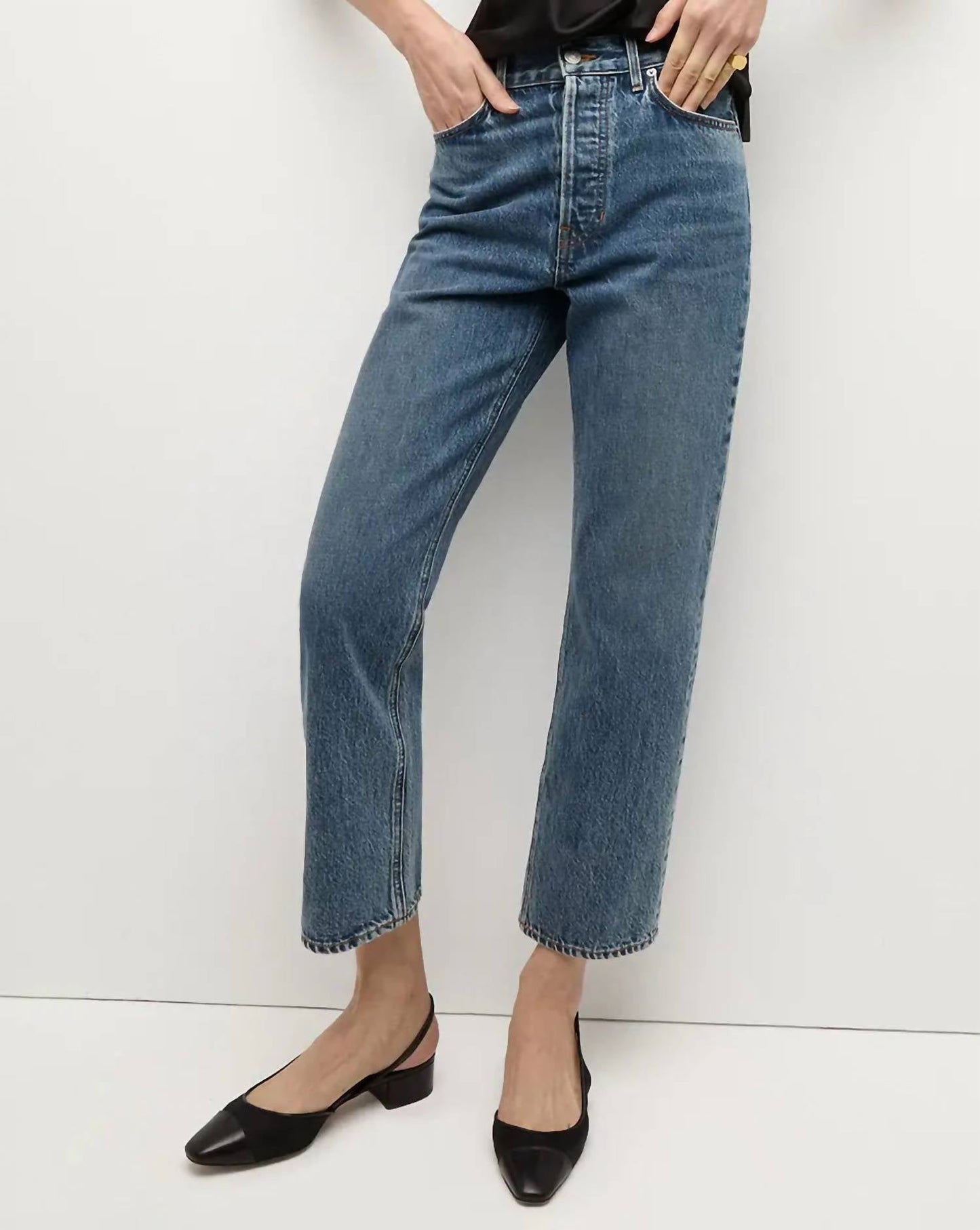 Veronica Beard - Ankle Straight Leg Jeans