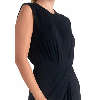 Elan - Lenox Sleeveless Front Slit Midi Dress
