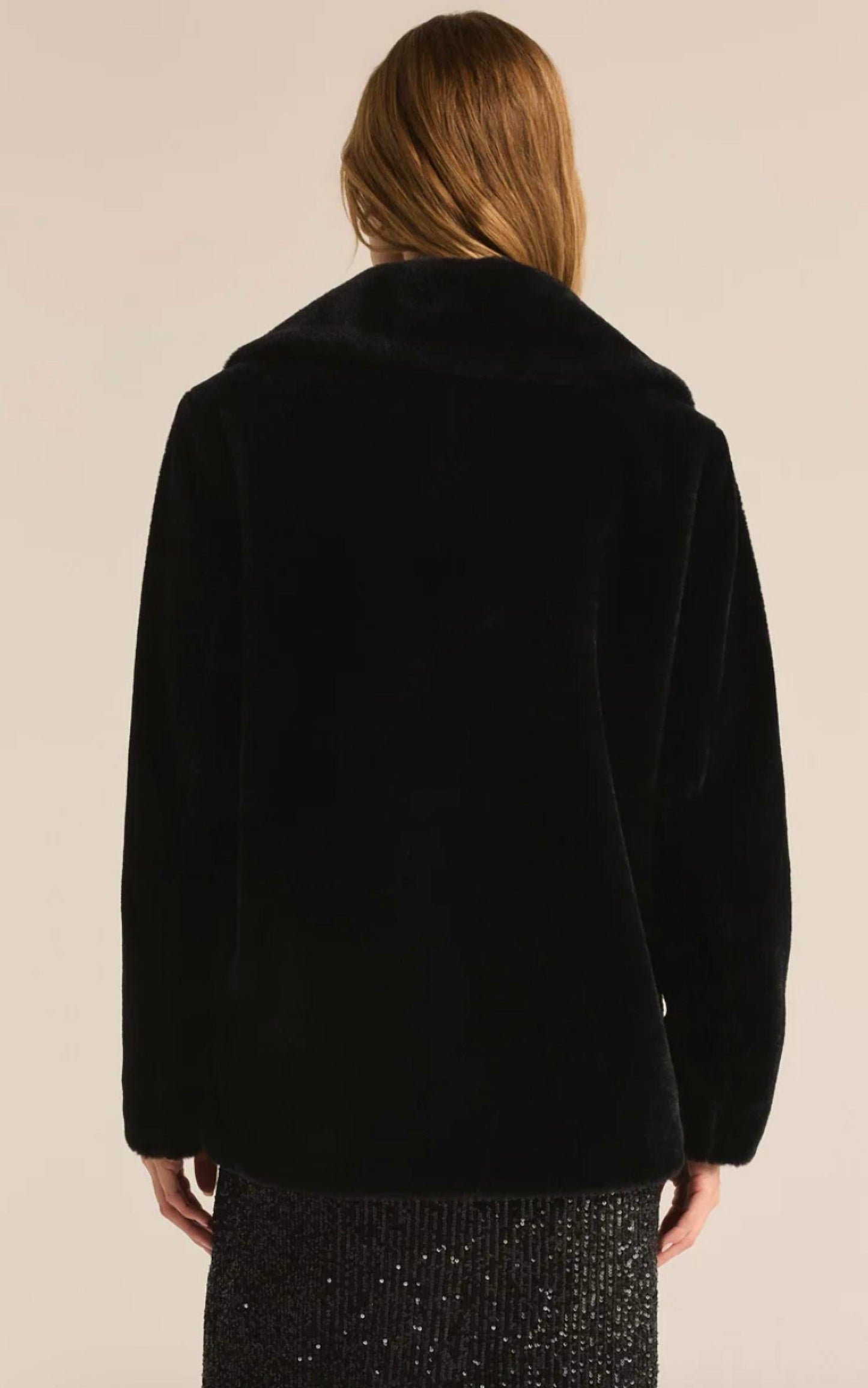 Z Supply - Gem Double Breasted Faux Fur Coat