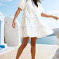 &Merci - Sweet Citrus Stripe Babydoll Dress
