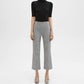 Theory - Cropped Kick Pants Houndstooth Jersey Cropped Kick Pants