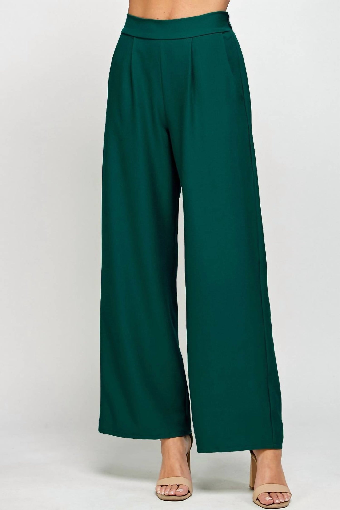 2 Hearts Apparel - High Waist Wide Leg Pants