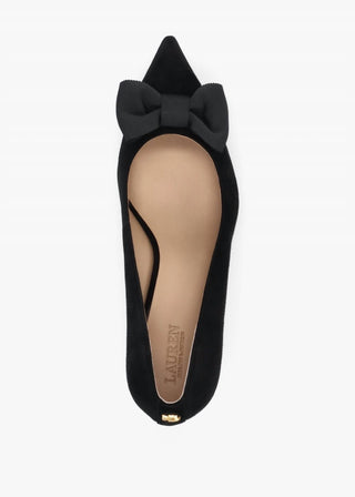Ralph Lauren - Women's Lanette Bow-trim Suede Pumps Sandal