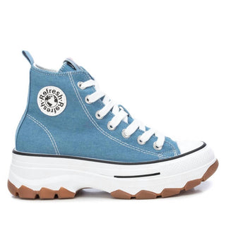 Xti - Botas de Cano Curto Femininas de Lona