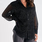 Elan - Long Sleeve Oversized Blouse