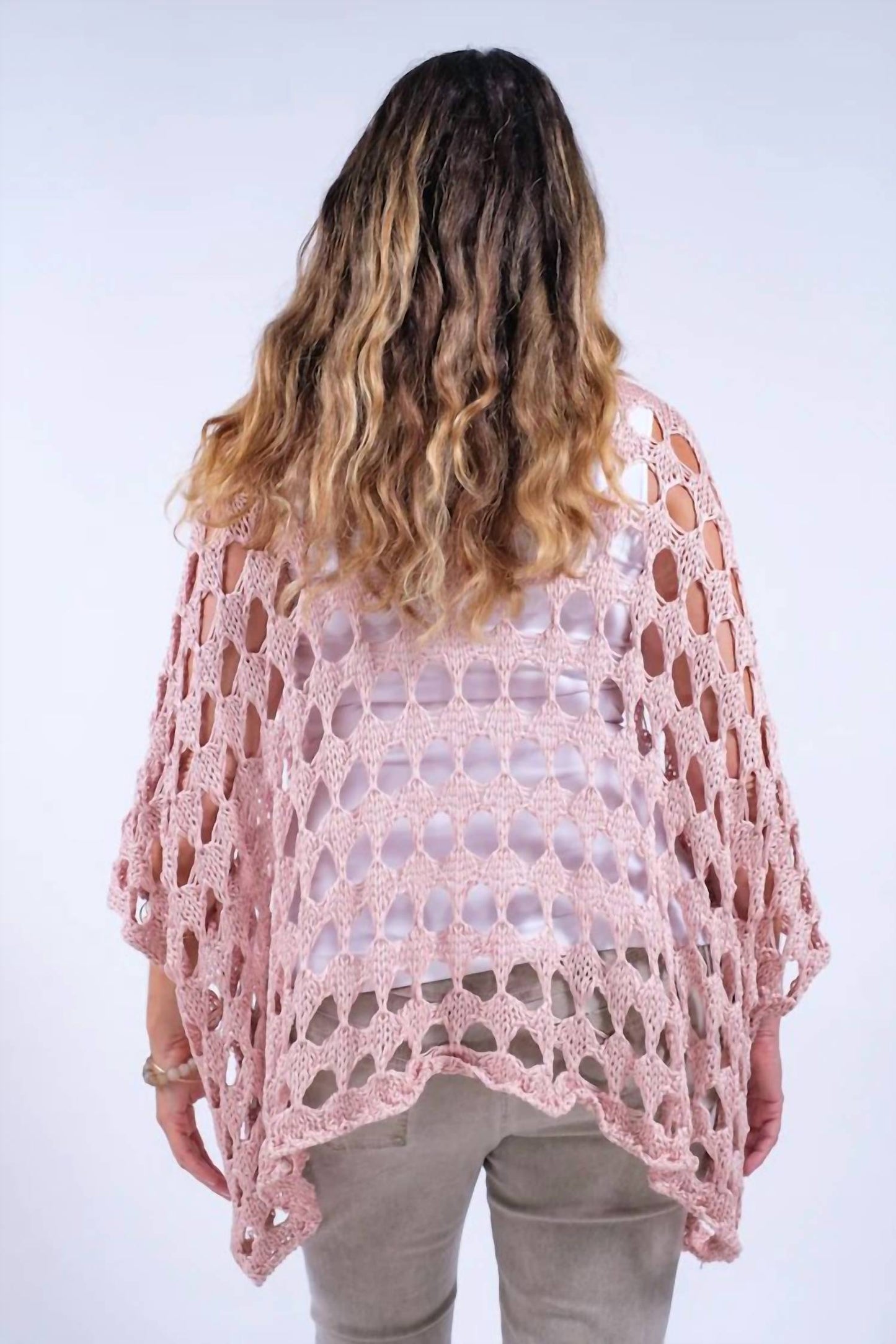 Tees By Tina - Oceana Open Knit Topper