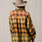 Bibi - Frayed Hem Plaid Shirt