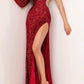 Aleta - One Shoulder Design Full Sequin Dress