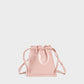 Lemiz - Women's Mini Bowie Drawstring Crossbody Leather Bag
