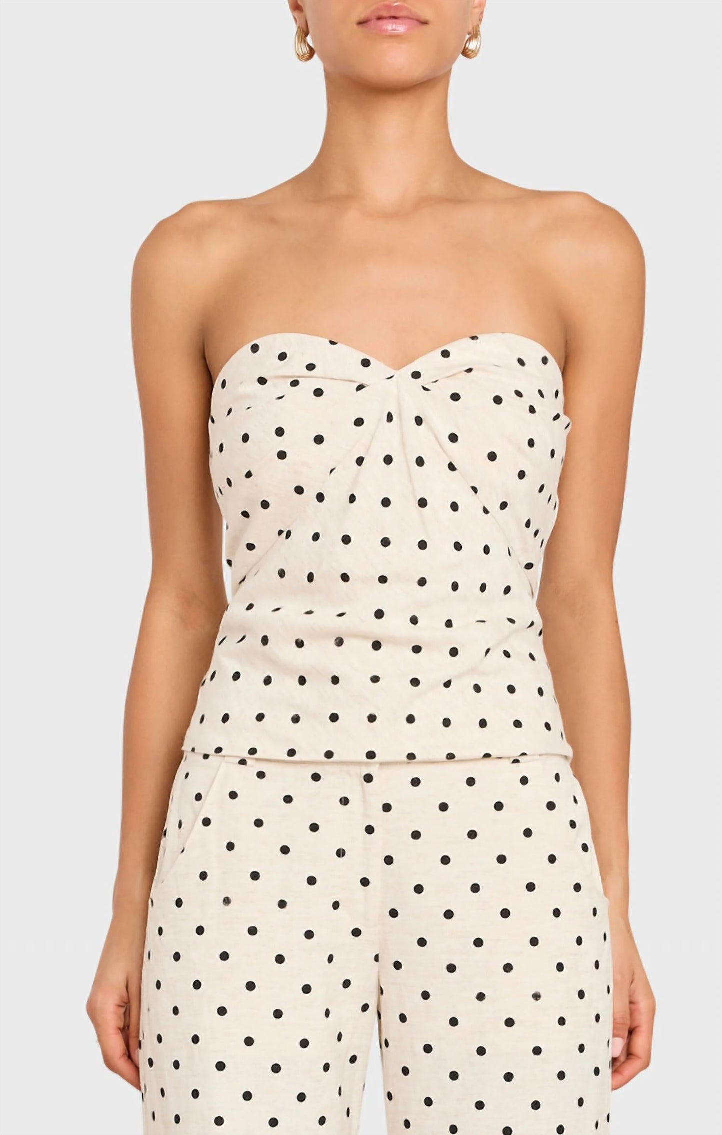 Amanda Uprichard - Soho Strapless Sweetheart Neckline Top