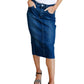 Judy Blue - High Rise Denim Midi Skirt