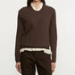 Enza Costa - Cable Knit Easy Crew Sweater