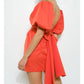 Ina Fashion - Open Bow Back Mini Dress