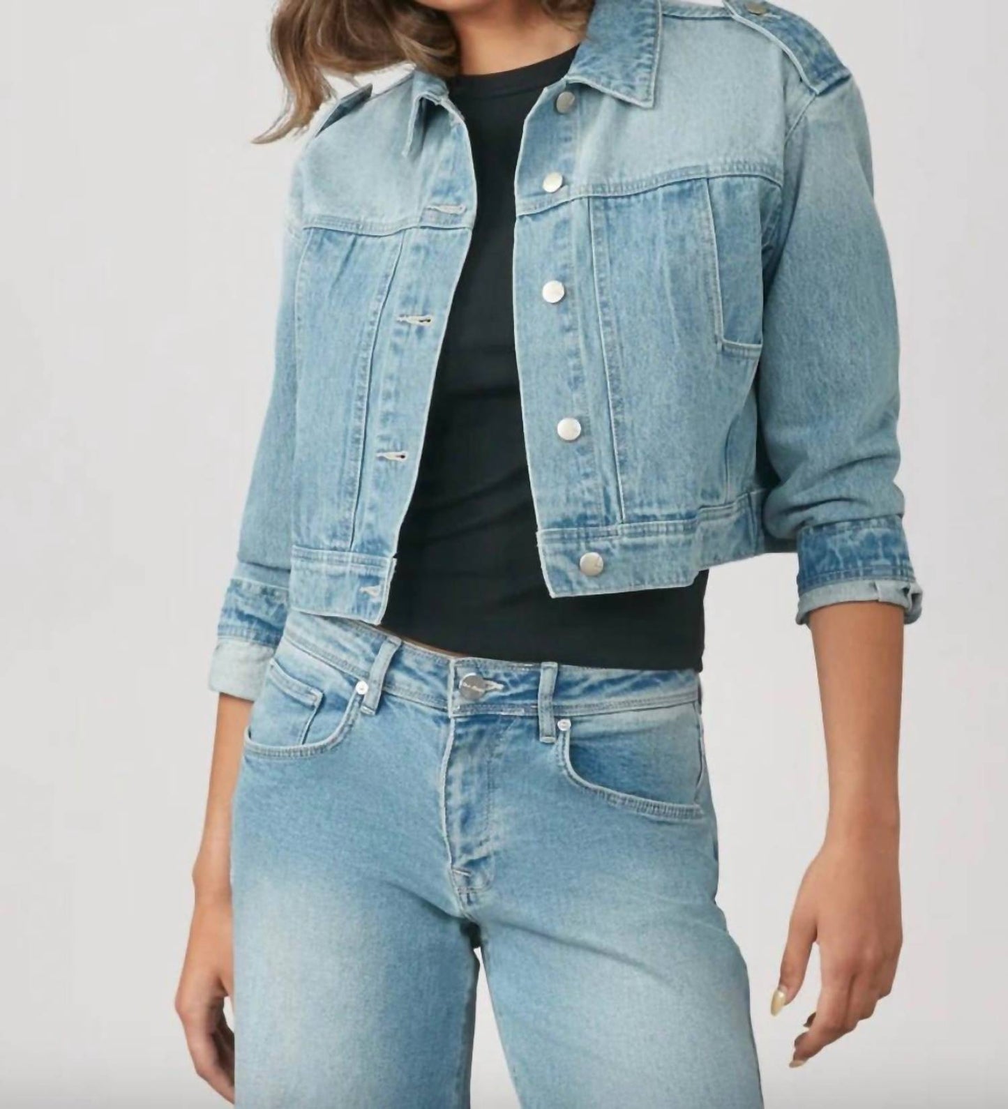 Lola Jeans - Cropped Denim Jacket