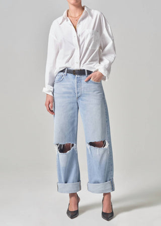 Citizens Of Humanity - Calça Jeans Ayla Baggy Cuffed Crop