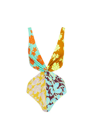 Alemais - Poppy Twist Front One Piece Swimsuit