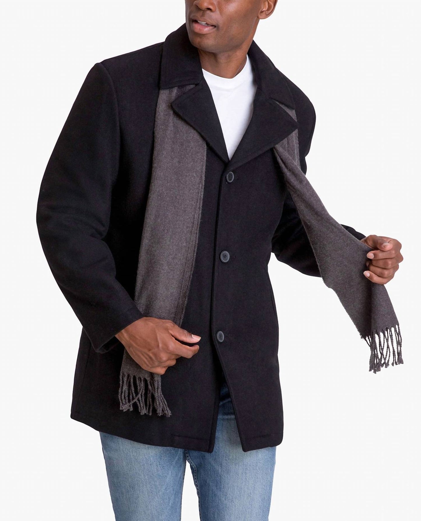 London Fog - Amity Single Breasted Wool Jacket