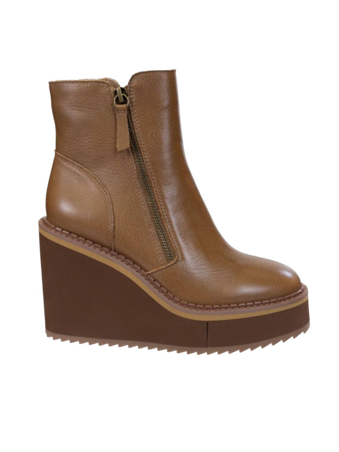 Naked Feet - Women's Avail Platform Wedge Ankle Boot