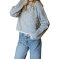&Merci - White Trim Sweater