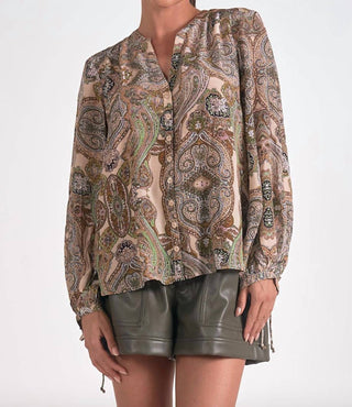 Elan - Blusa Paisley