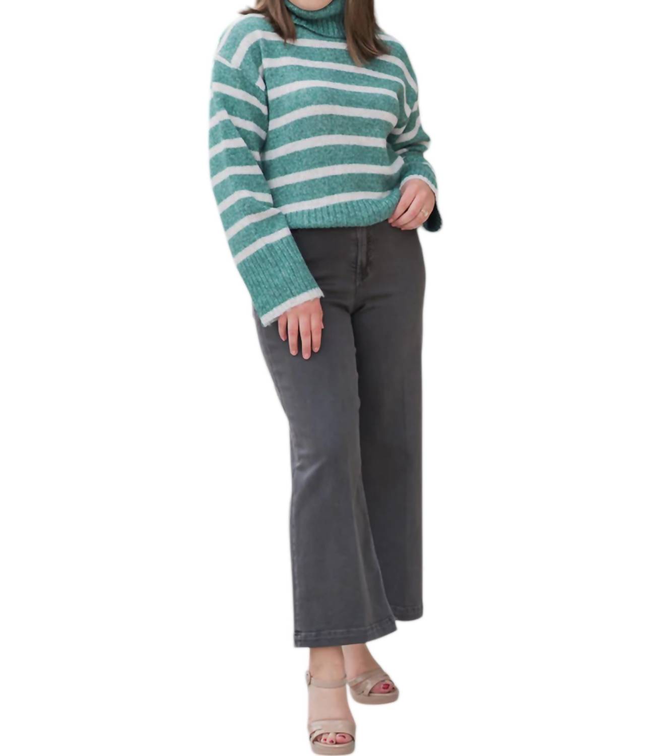 Z Supply - Josephine Stripe Turtleneck Sweater