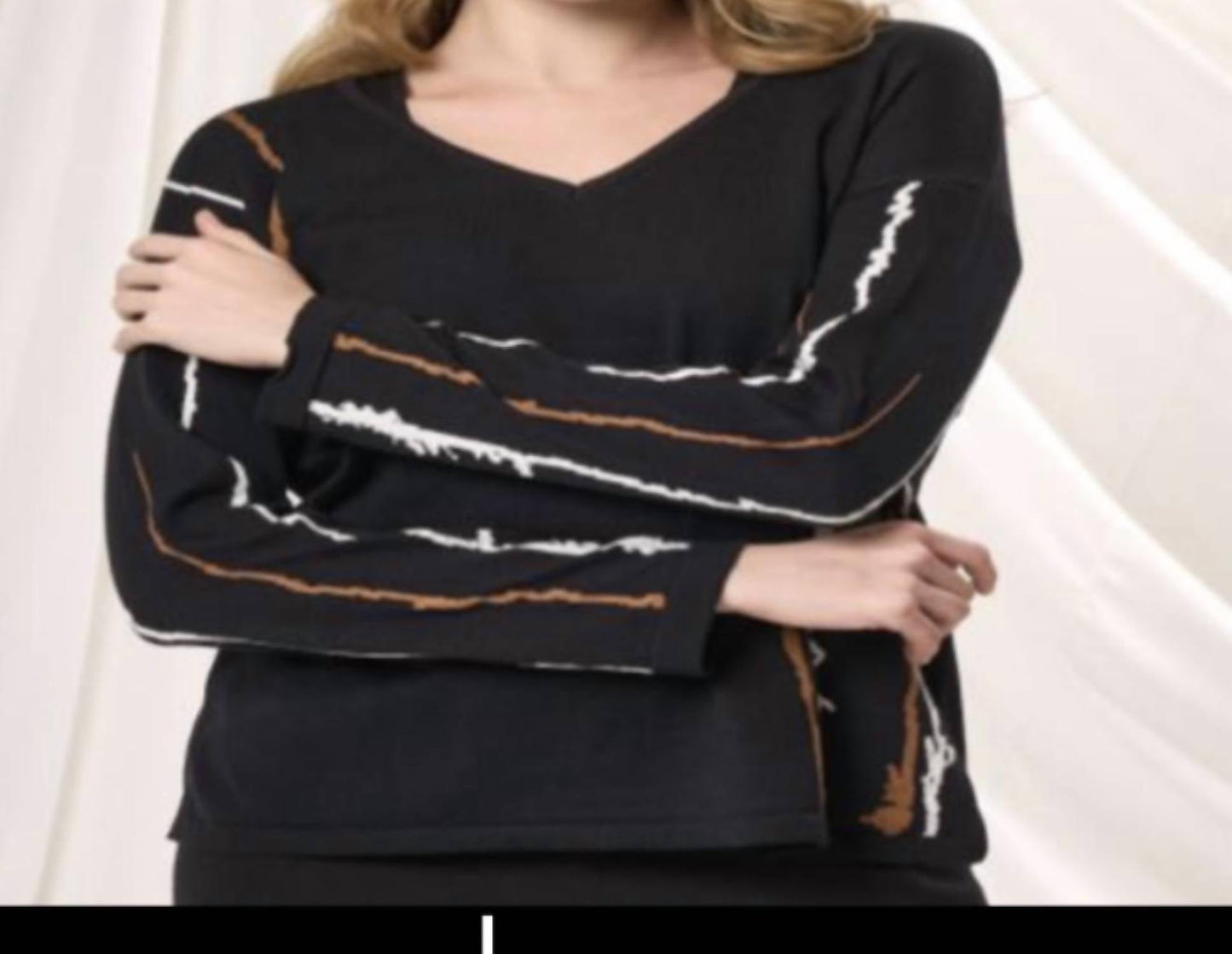 Angel - Abstrack V-neck Top