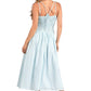 Elan - Striped Spaghetti Strap Maxi Dress