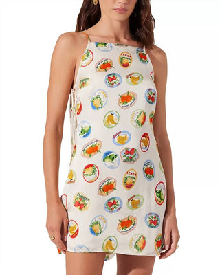Astr - Mini vestido Samira com gravata lateral