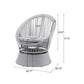 Modern Swivel Wicker Lounge Chair With Round Design