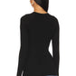 Enza Costa - Long Sleeve Silk Knit Crew Tee