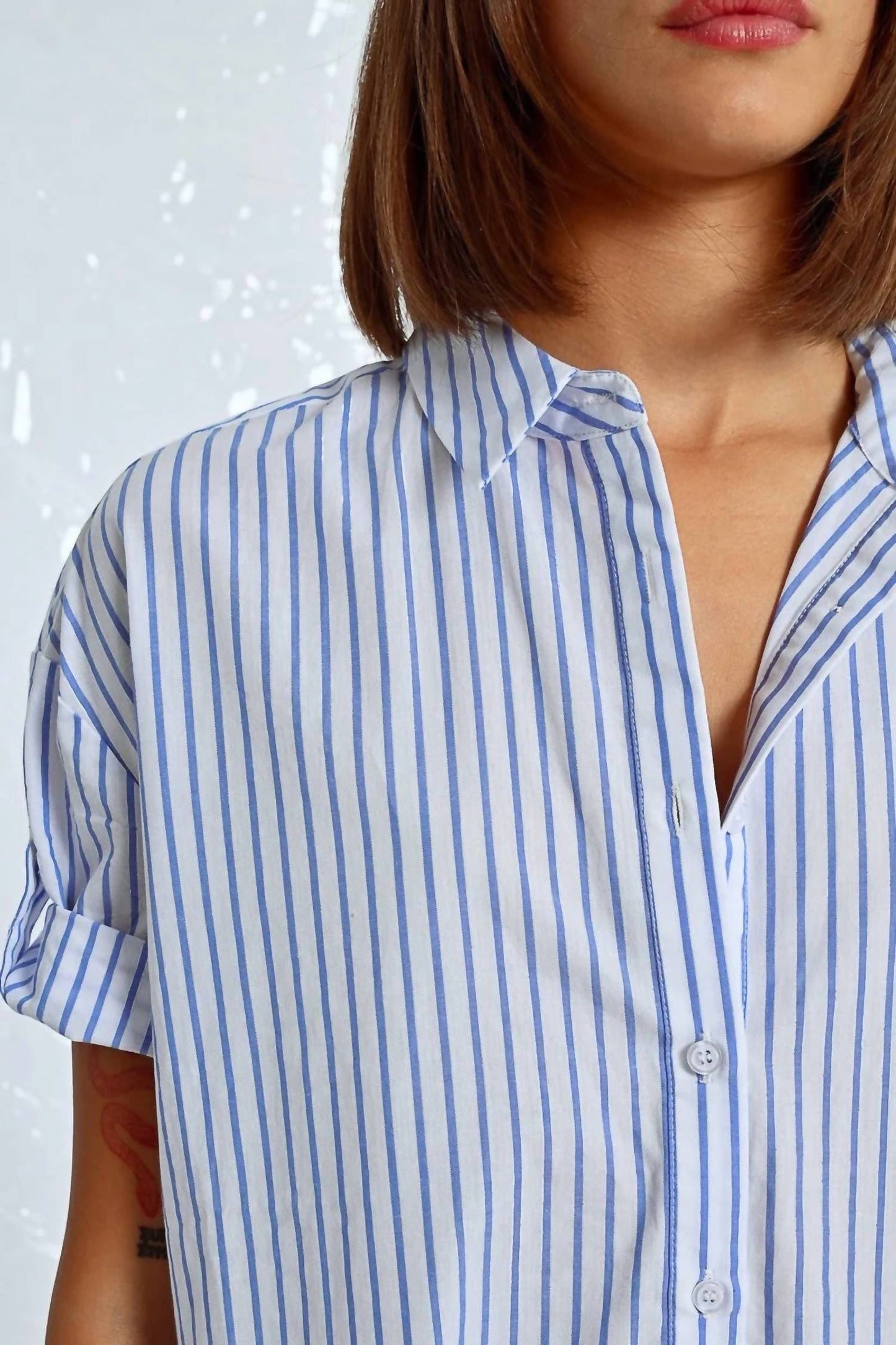 Molly Bracken - Striped Shirt Dress