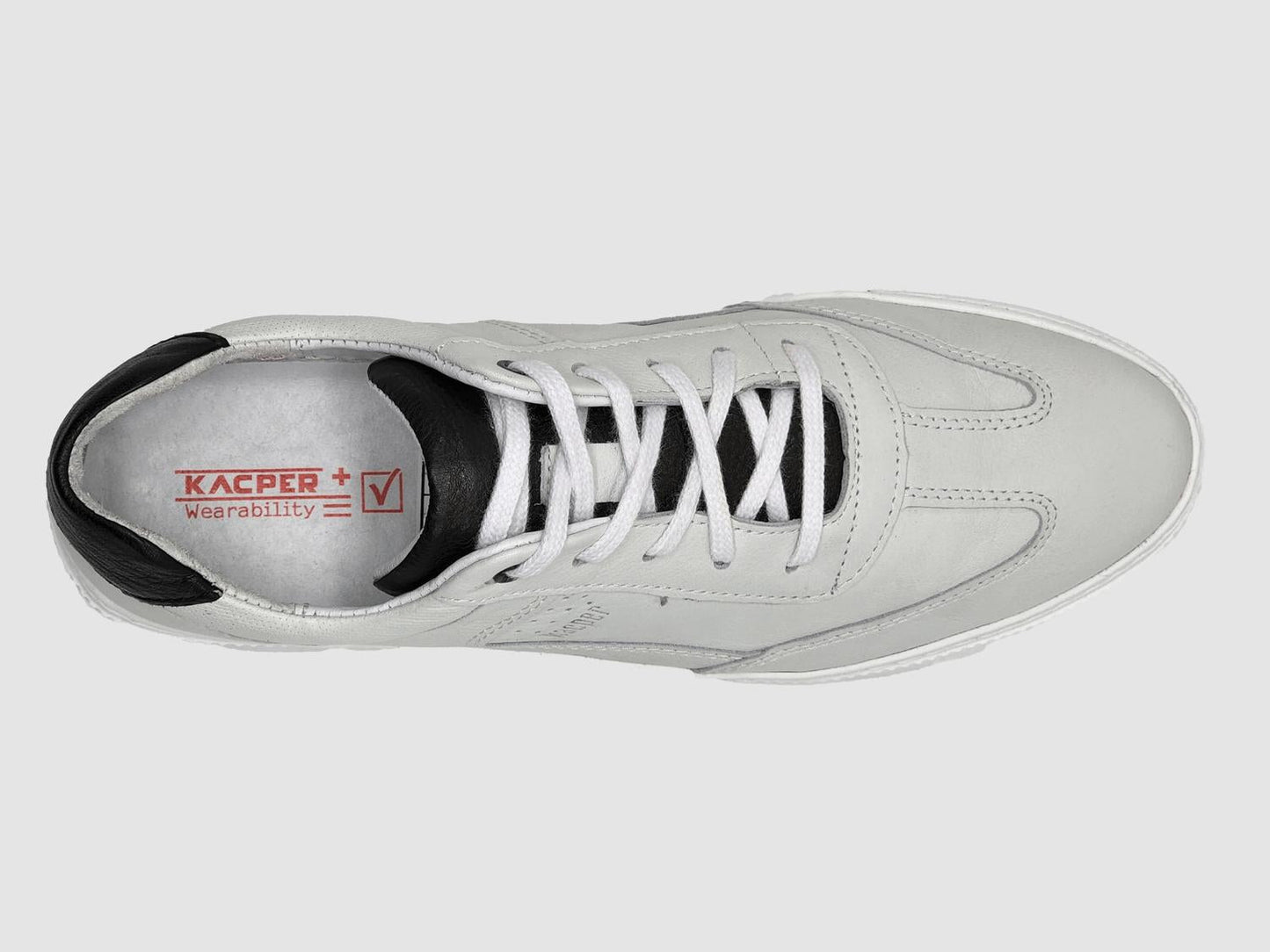 Kcr Group - Tênis Clássicos Masculinos de Couro