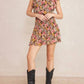 Entro - Floral Smocked Dress