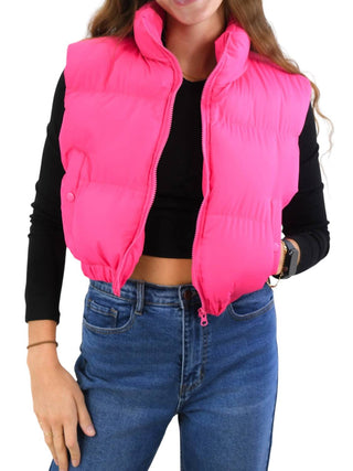 Anwnd - Right Addition Crop Puffer Vest