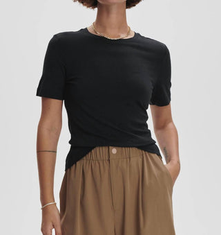 Varley - Blusa justa de manga curta Regina