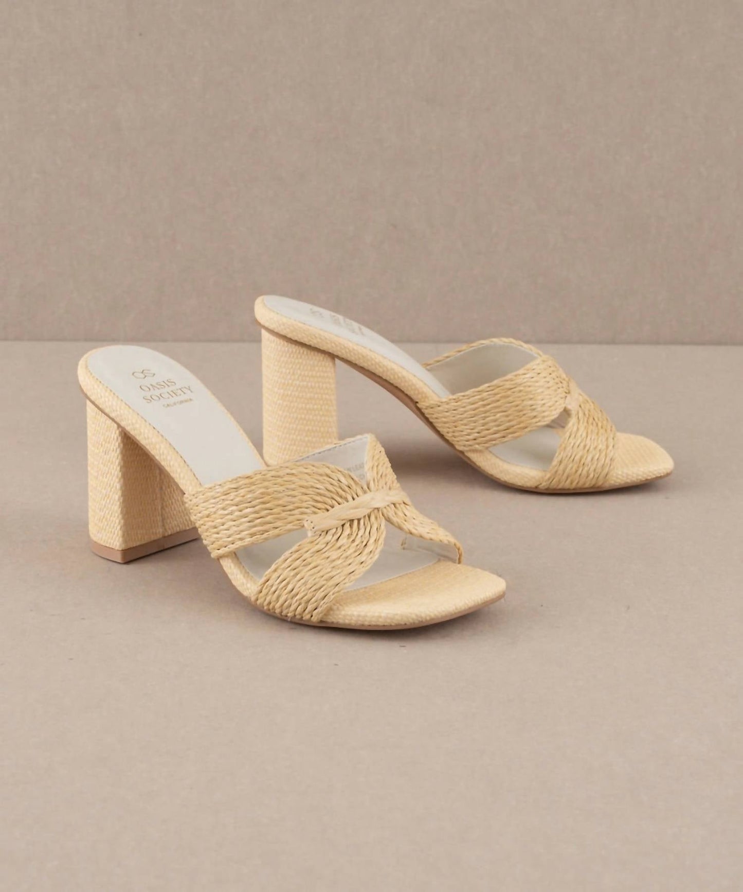 Oasis Society - Women's Santiago Raffia Heels