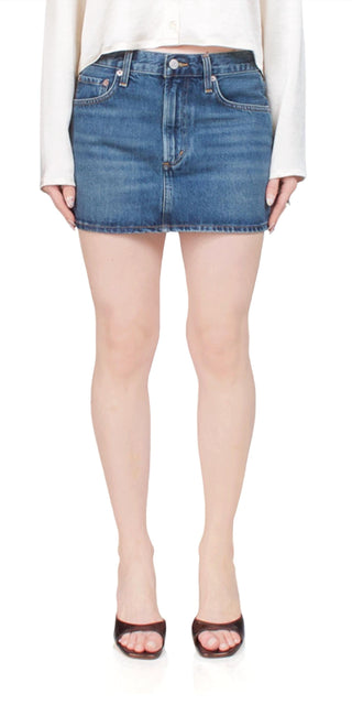 Agolde - Mini Saia Jeans Alek