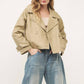 Aaron & Amber - Annie Cropped Trench Jacket