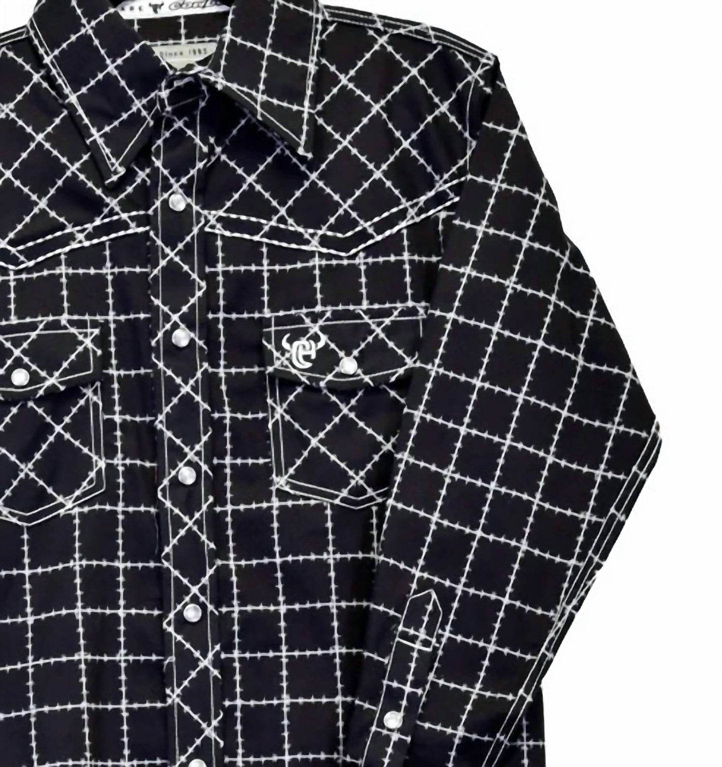 Cowboy Hardware - Toddler Barbed Long Sleeve Print Shirt