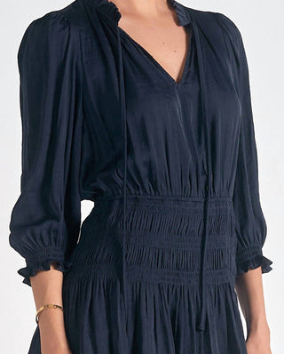 Elan - Vestido com amarração no pescoço