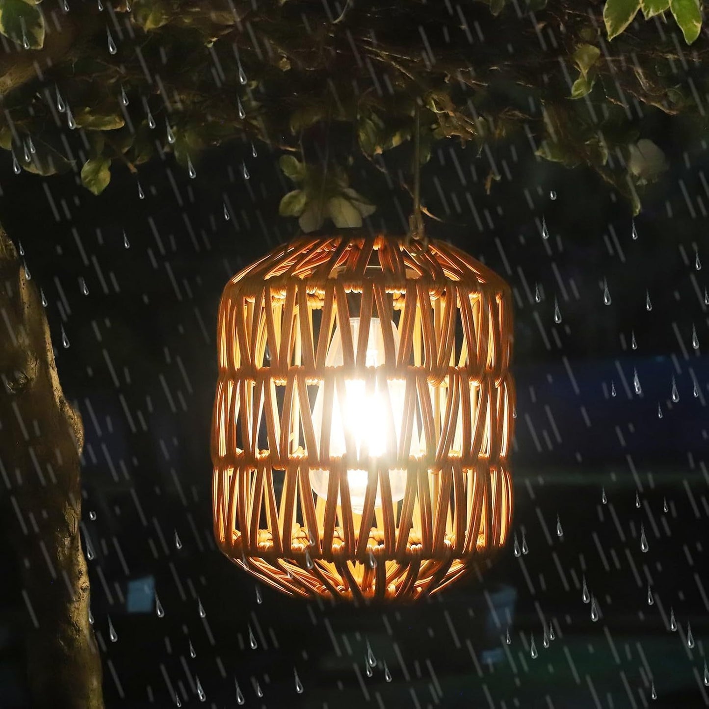 2 Pack Solar Lanterns Outdoor Waterproof